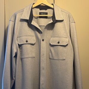 BYLT Basics Gray Shirt Jacket